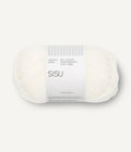 1001 white sisu by sandnes garn at Wabi Sabi