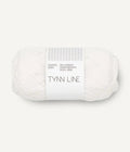 1001 white tynn line by sandnes garn at Wabi Sabi