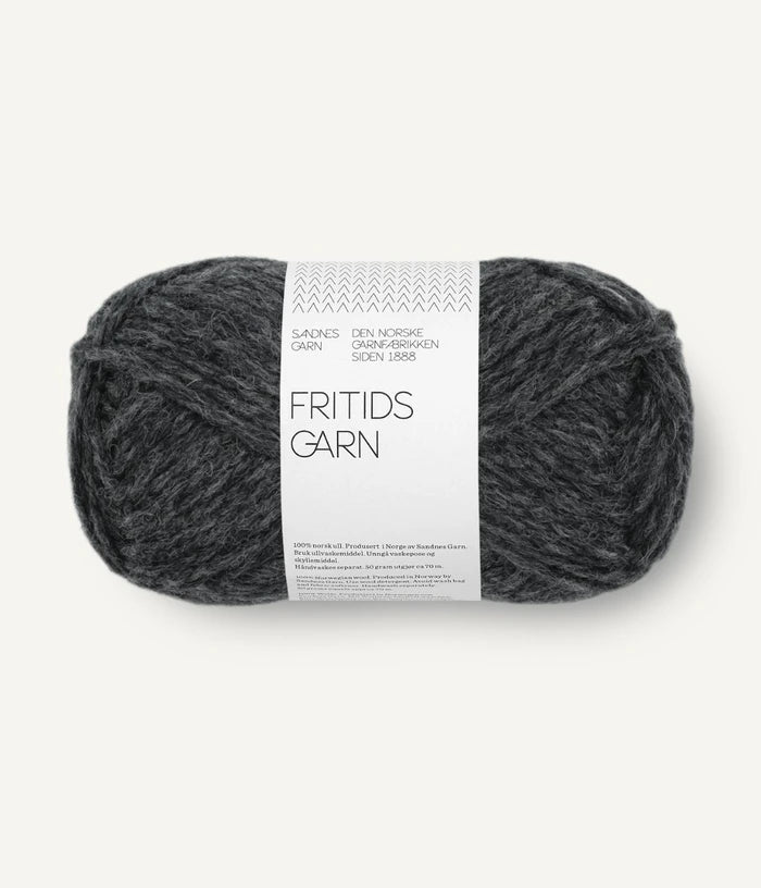 1088 charcoal heather fritidsgarn by sandnes garn at Wabi Sabi