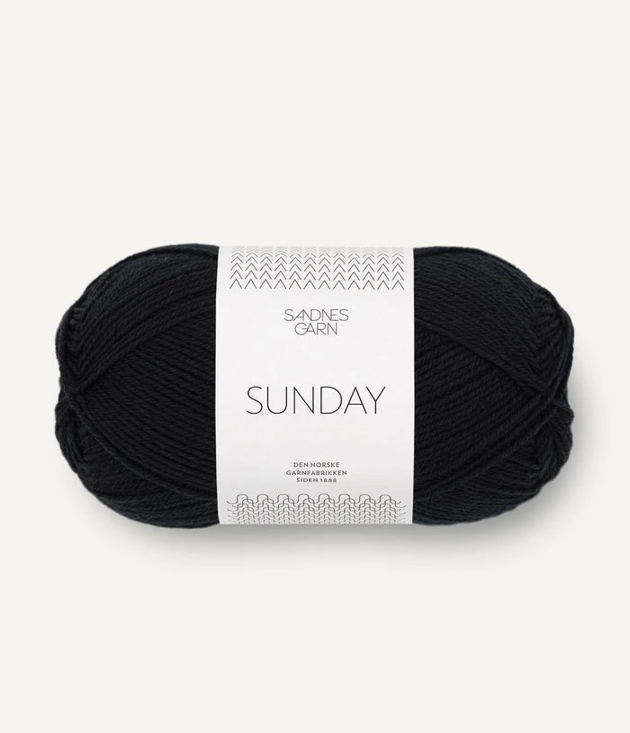 '1099 black ' sunday by sandnes garn | Wabi Sabi