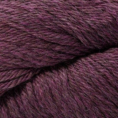 1109 aubergine heather 220 worsted by cascade yarns at Wabi Sabi