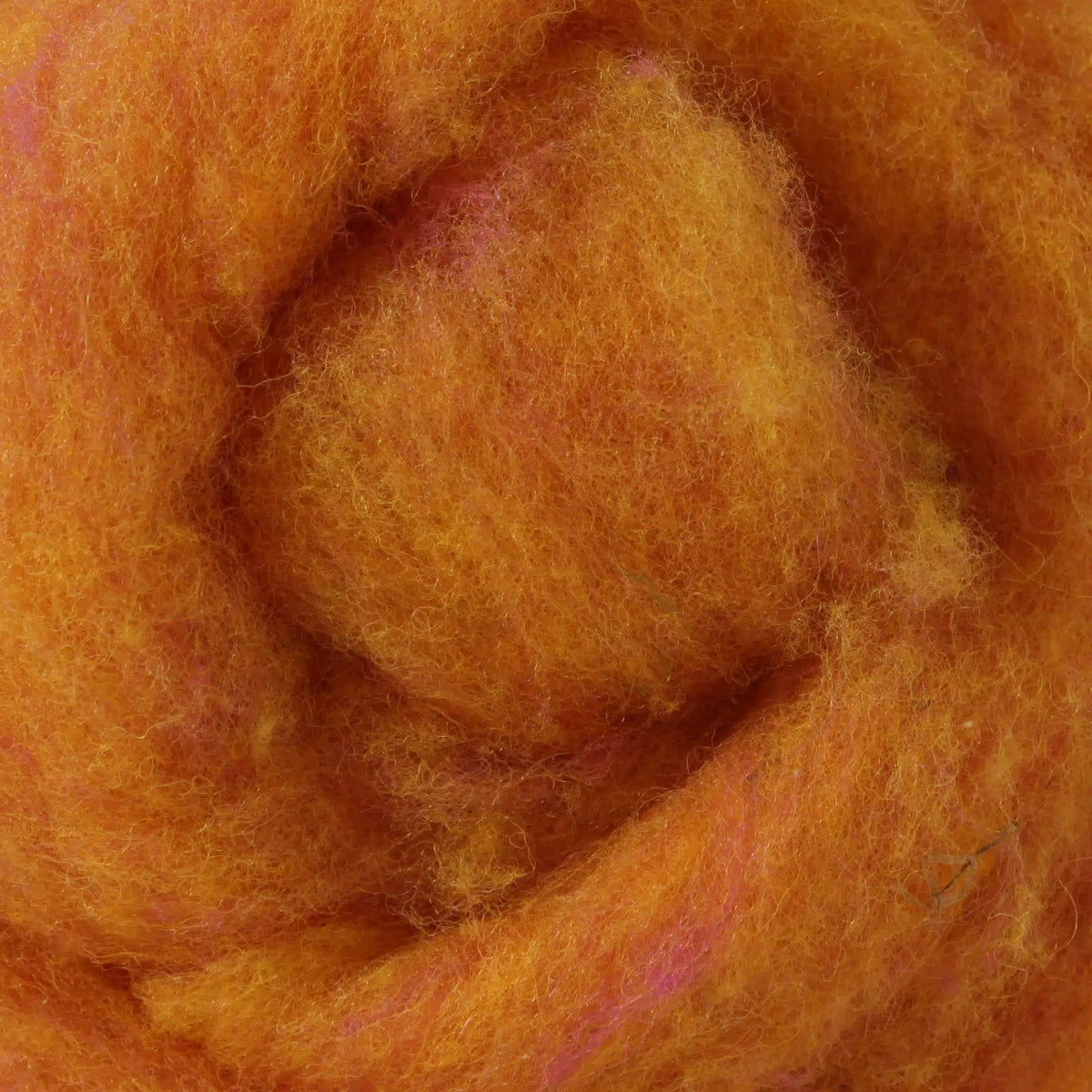 '113 Sunset Heather ' 100% canadian wool roving by gram by Custom Woolen Mills | Wabi Sabi