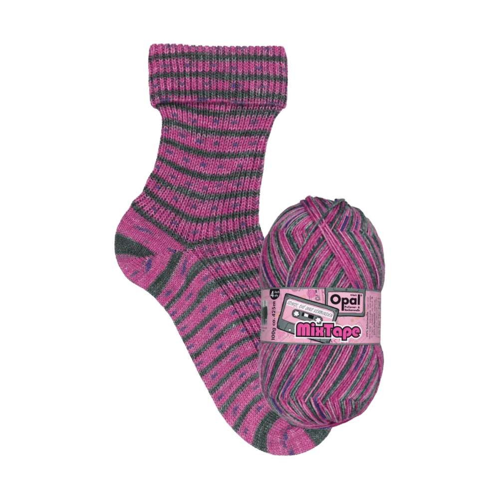 11491 songs that connect us mixtape sock yarn by opal at Wabi Sabi