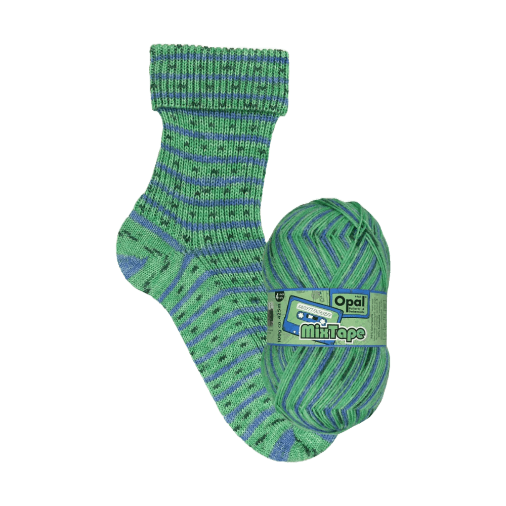 11492 cassette magic mixtape sock yarn by opal at Wabi Sabi