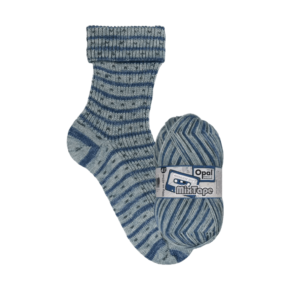 11493 musical journey mixtape sock yarn by opal at Wabi Sabi