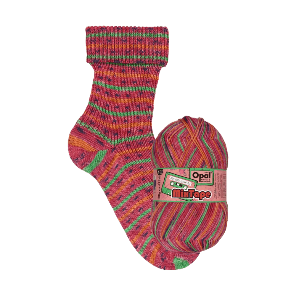 11497 songs for my love mixtape sock yarn by opal at Wabi Sabi