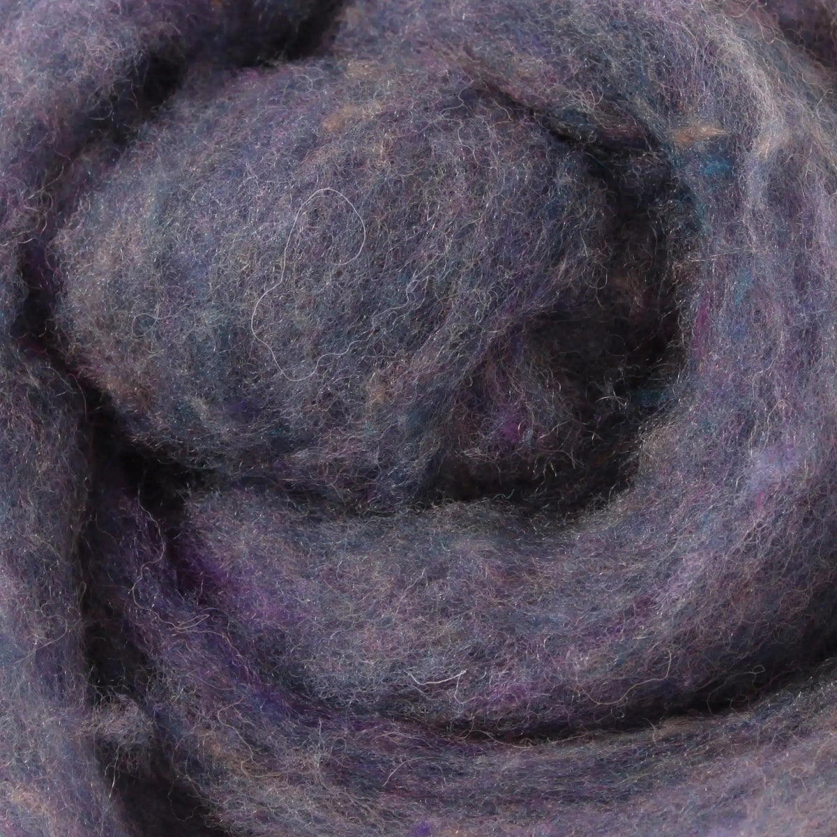 '118 Mauve Heather ' 100% canadian wool roving by gram by Custom Woolen Mills | Wabi Sabi
