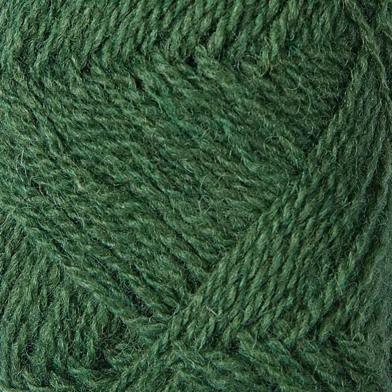 118 medium green shetland jumper weight by jamieson & smith at Wabi Sabi