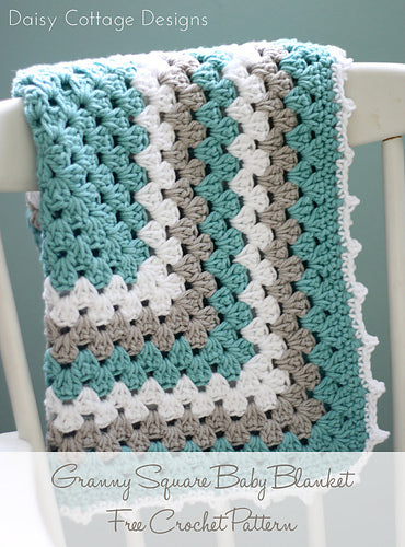 granny square baby blanket