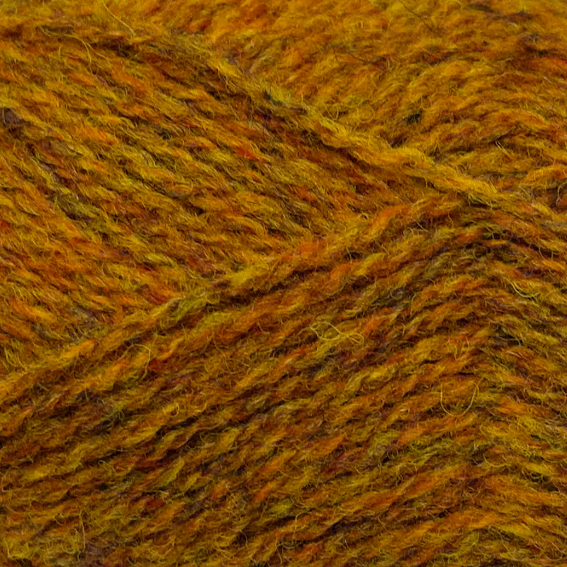 1285 bright rust orange mix shetland jumper weight by jamieson & smith at Wabi Sabi