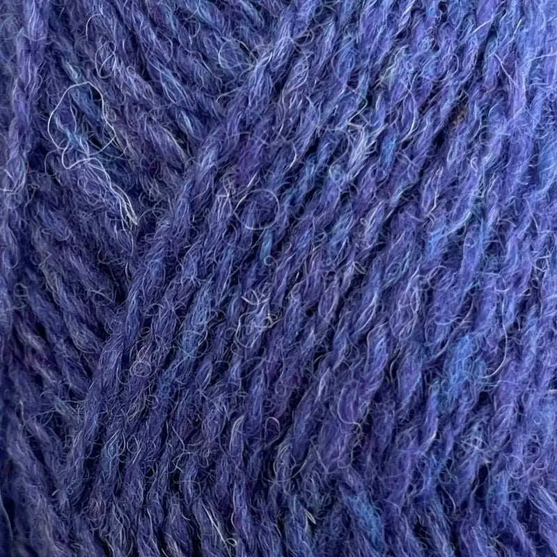 '131 purpley blue ' Shetland Jumper Weight by Jamieson & Smith | Wabi Sabi