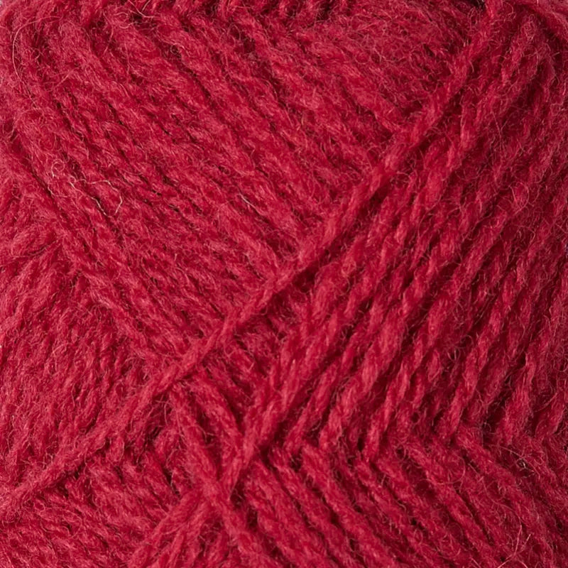 1403 red shetland jumper weight by jamieson & smith at Wabi Sabi