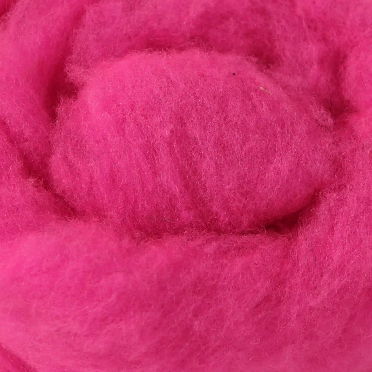 '14F neon pink ' 100% canadian wool roving by gram by Custom Woolen Mills | Wabi Sabi