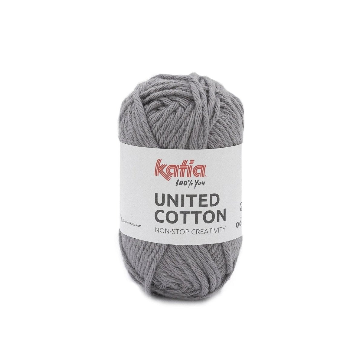 15 medium grey united cotton by katia at Wabi Sabi