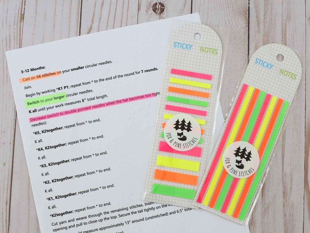pattern highlighter strips