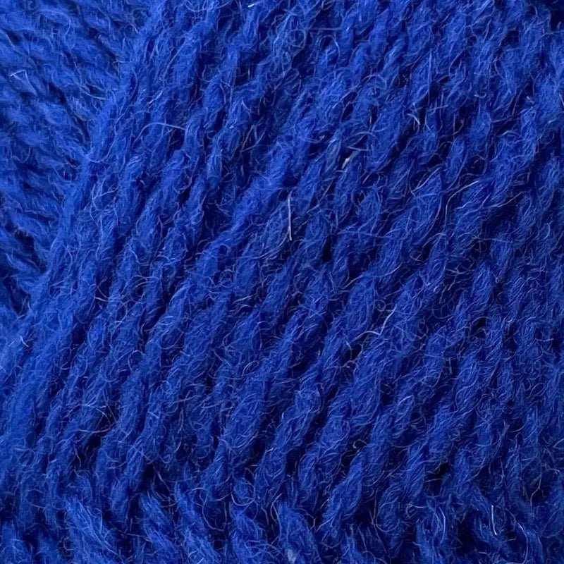 18 bright blue shetland jumper weight by jamieson & smith at Wabi Sabi