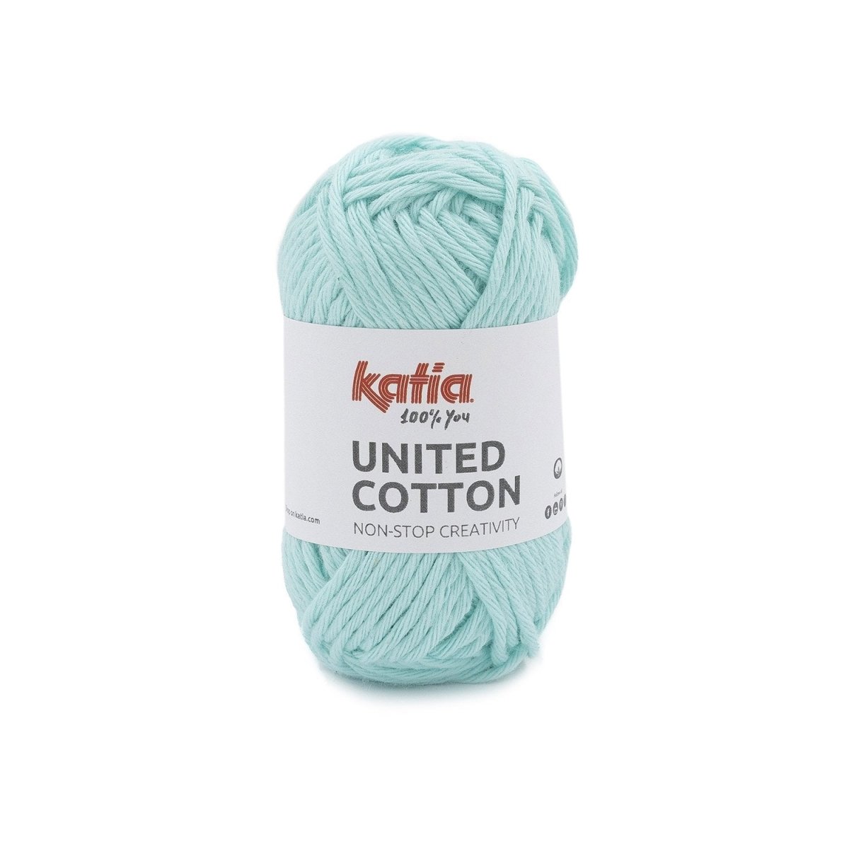 18 water blue united cotton by katia at Wabi Sabi