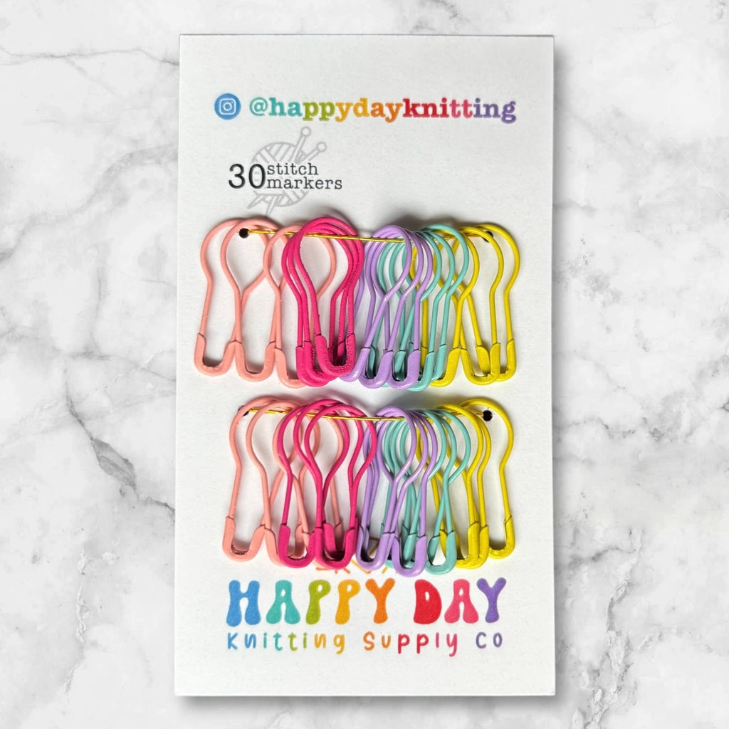 locking stitch marker sets (30 bulb pins)