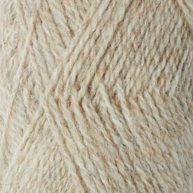 2 grey fawn shetland jumper weight by jamieson & smith at Wabi Sabi