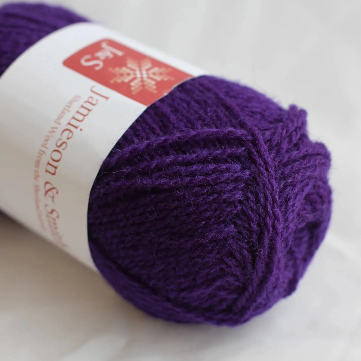 20 purple shetland jumper weight by jamieson & smith at Wabi Sabi