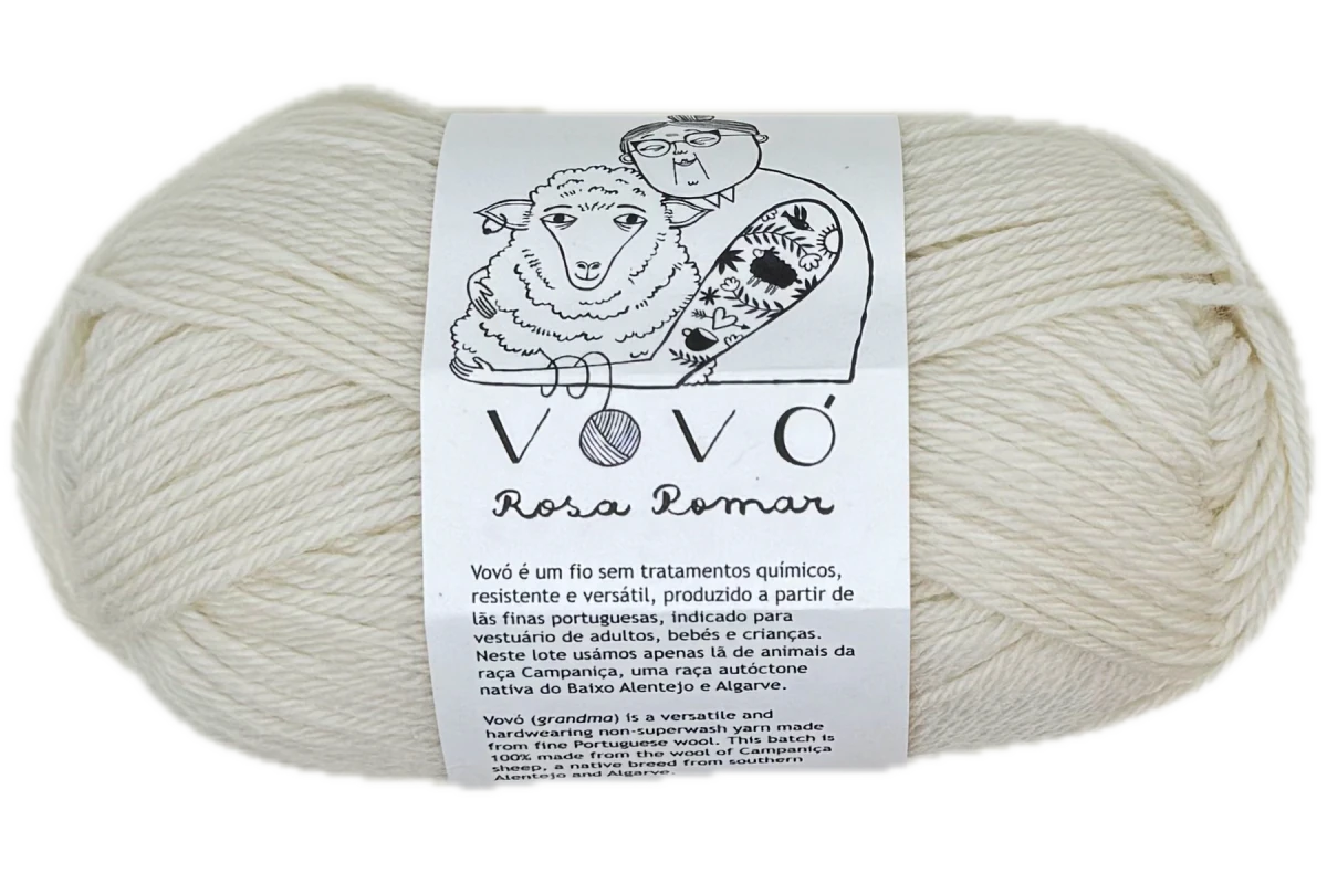 20 undyed white vovó by rosa pomar at Wabi Sabi