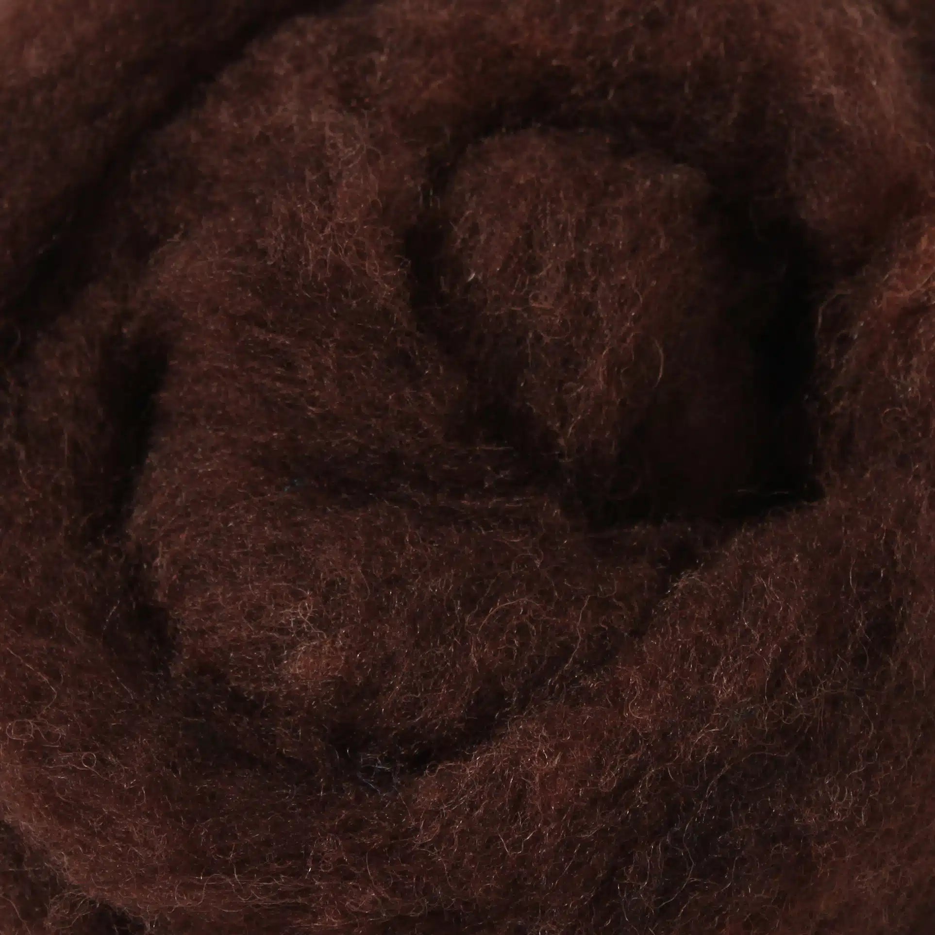 '20 Brown ' 100% canadian wool roving by gram by Custom Woolen Mills | Wabi Sabi