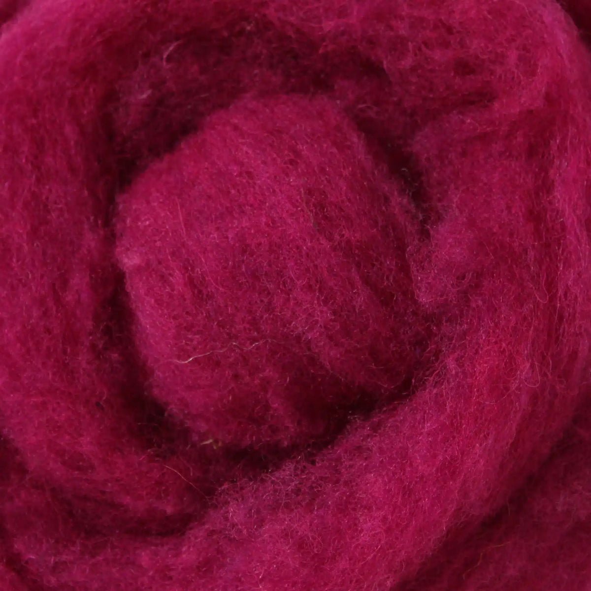 21 dark plum 100% canadian wool roving by custom woolen mills at Wabi Sabi