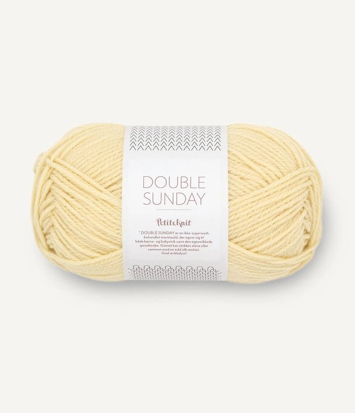 2114 butter double sunday by sandnes garn at Wabi Sabi