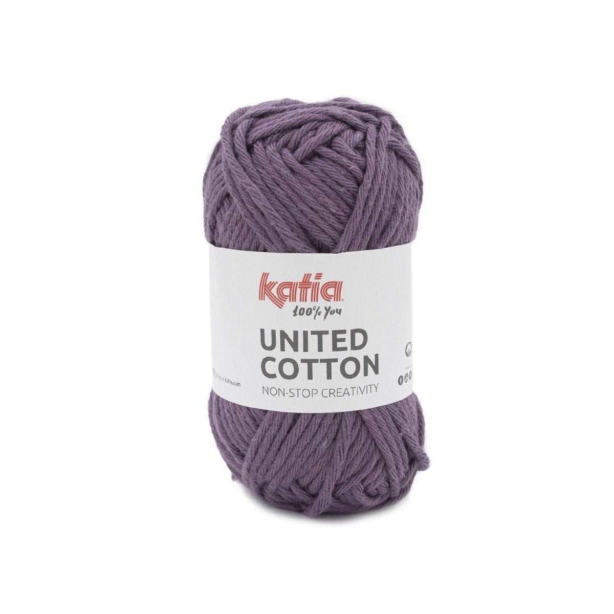 24 pearl blackberry united cotton by katia at Wabi Sabi