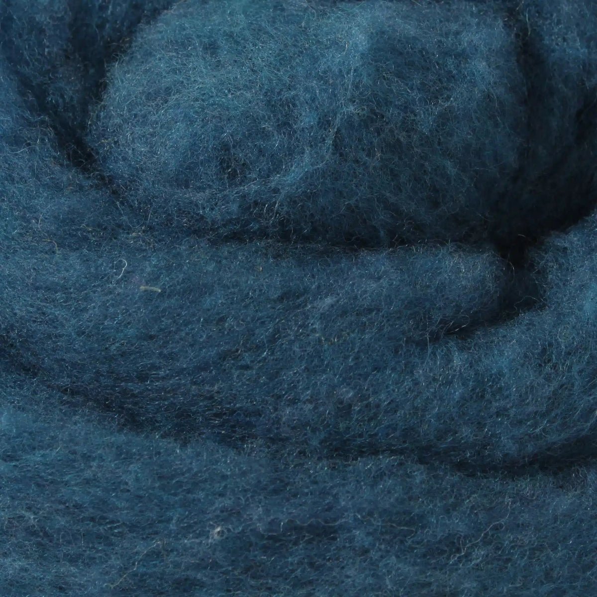 25 Slate Blue 100% canadian wool roving by custom woolen mills at Wabi Sabi