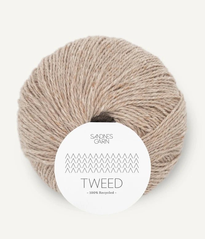 '2585 beige tweed ' tweed recycled by Sandnes Garn | Wabi Sabi