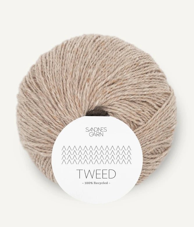 2585 beige tweed tweed recycled by sandnes garn at Wabi Sabi