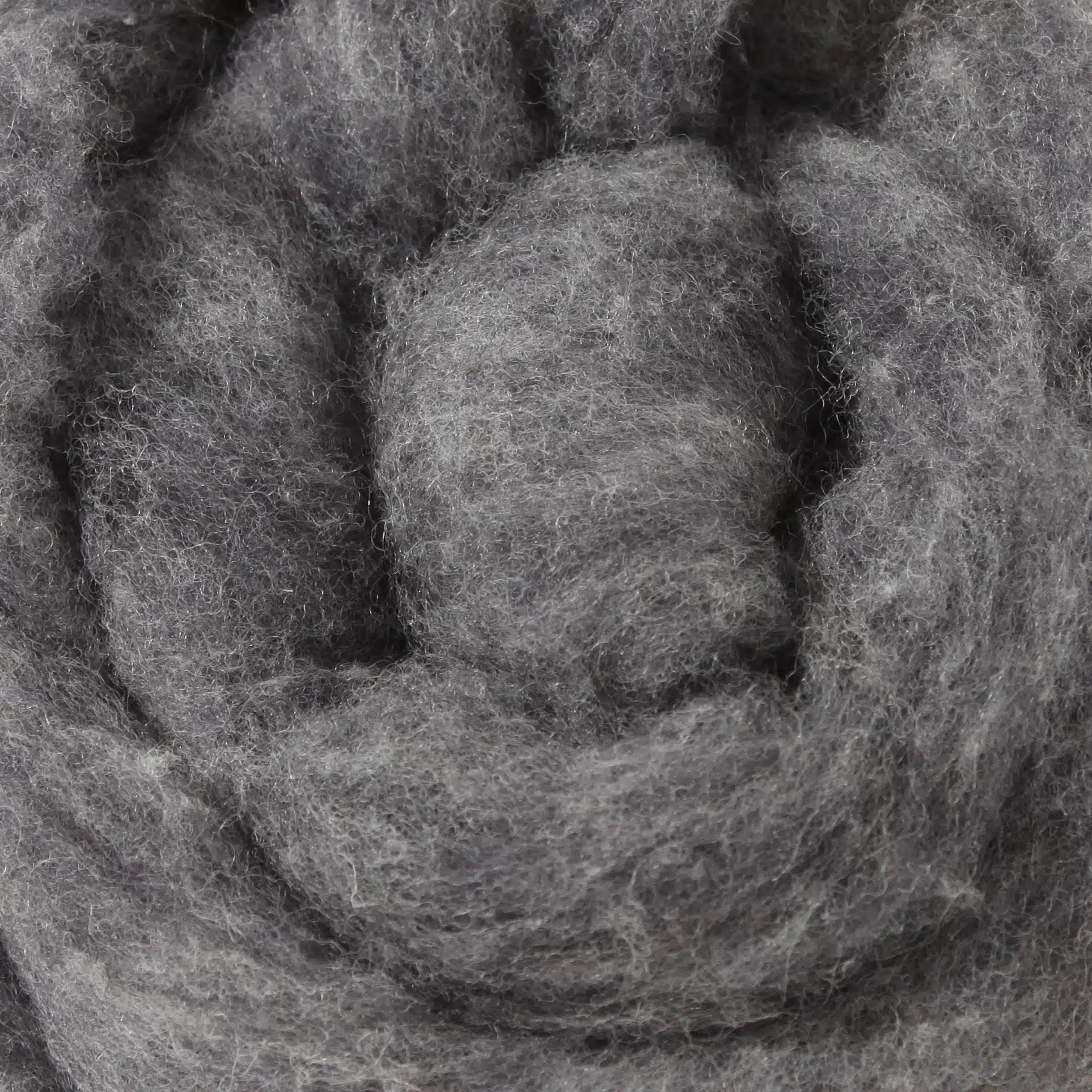 '2603 medium payne's grey ' 100% canadian wool roving by gram by Custom Woolen Mills | Wabi Sabi