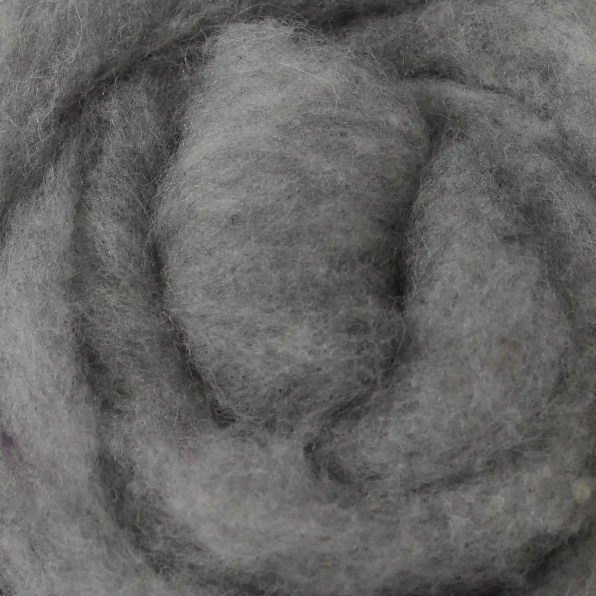2602 light payne's grey 100% canadian wool roving by custom woolen mills at Wabi Sabi