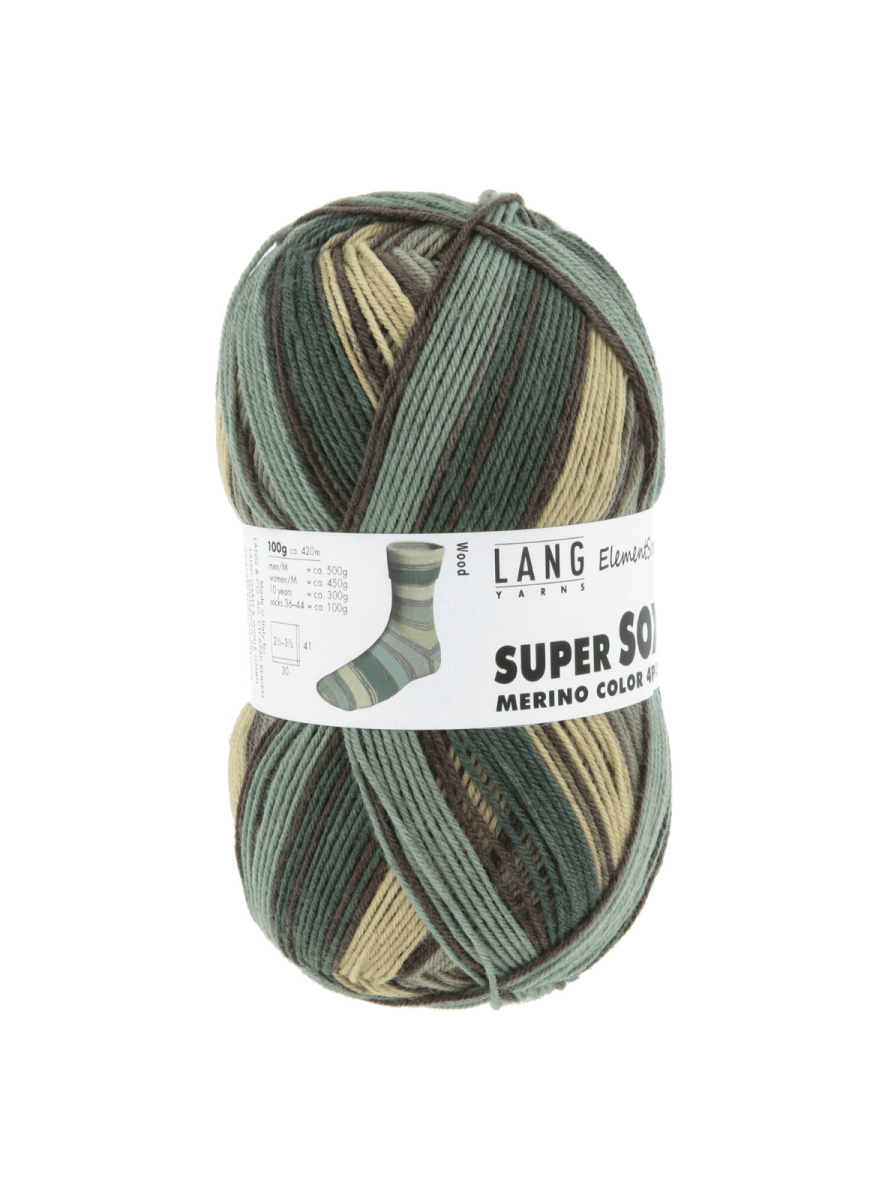 '27 wood ' super soxx merino 4ply: elements by lang | Wabi Sabi