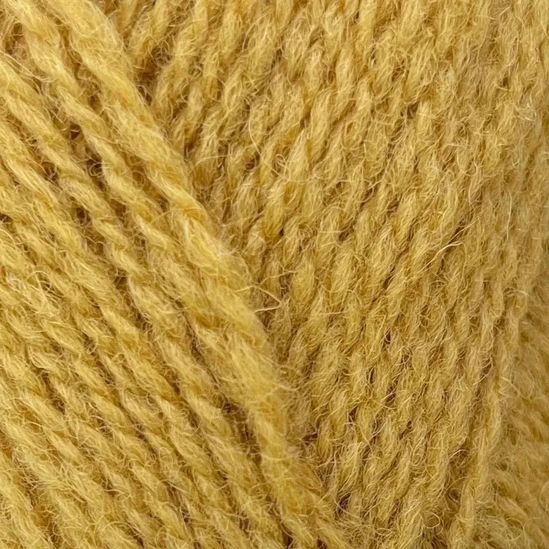 28 mustard yellow shetland jumper weight by jamieson & smith at Wabi Sabi
