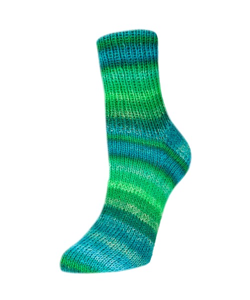 '3023 blue turquoise green ' flotte socke by Rellana Garne | Wabi Sabi