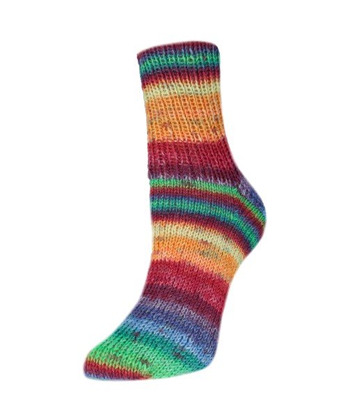 '3025 melody red blue green ' flotte socke by Rellana Garne | Wabi Sabi