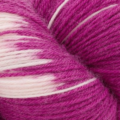 308 strawberry heritage tie dye sock by cascade yarns at Wabi Sabi