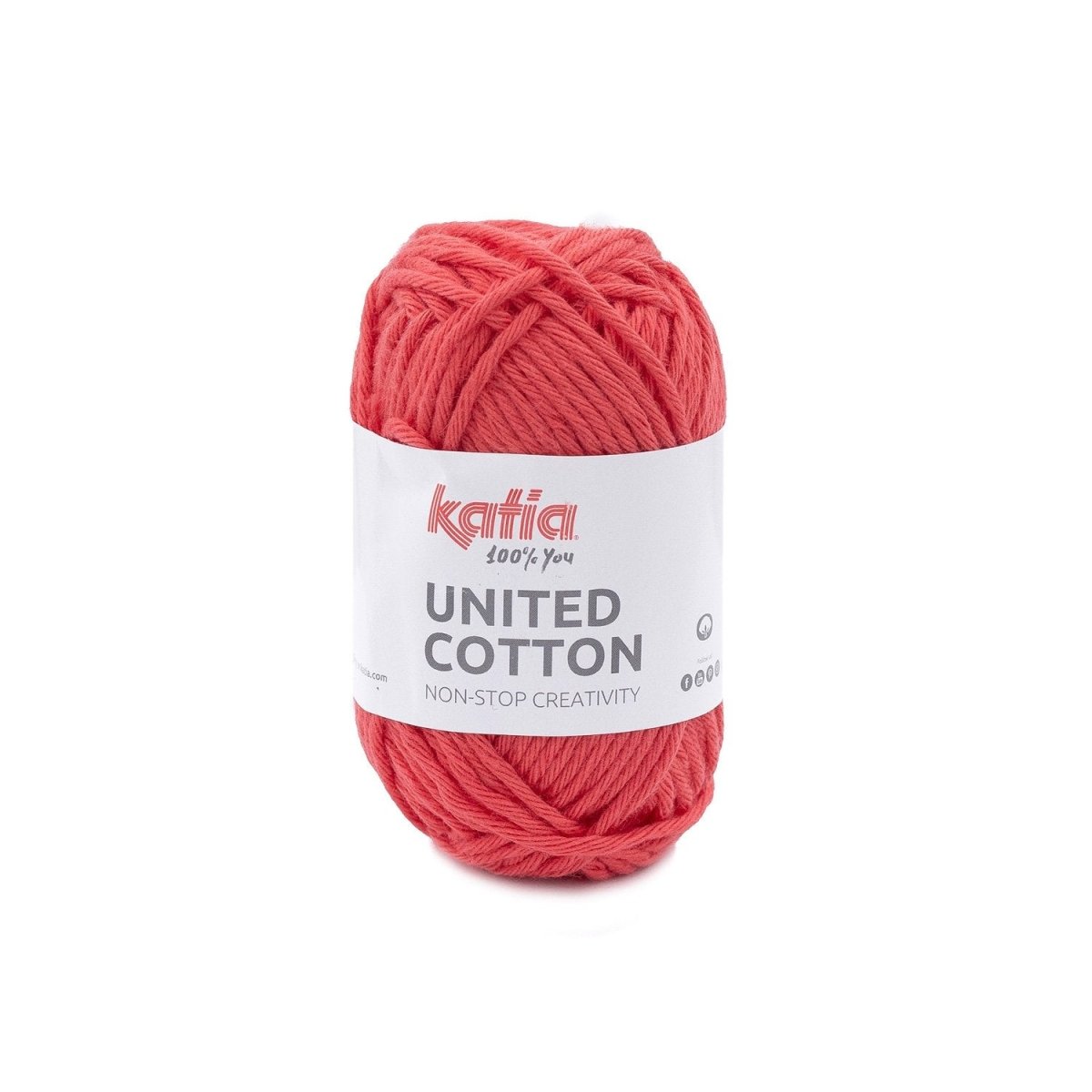 32 coral united cotton by katia at Wabi Sabi