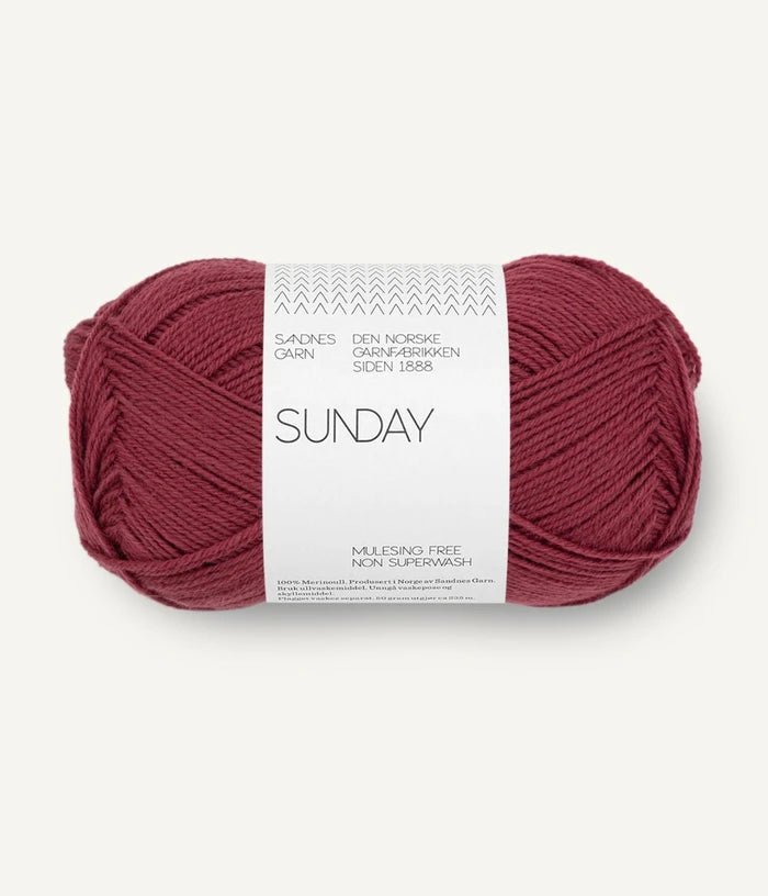 3591 dark brown melange sunday by sandnes garn at Wabi Sabi