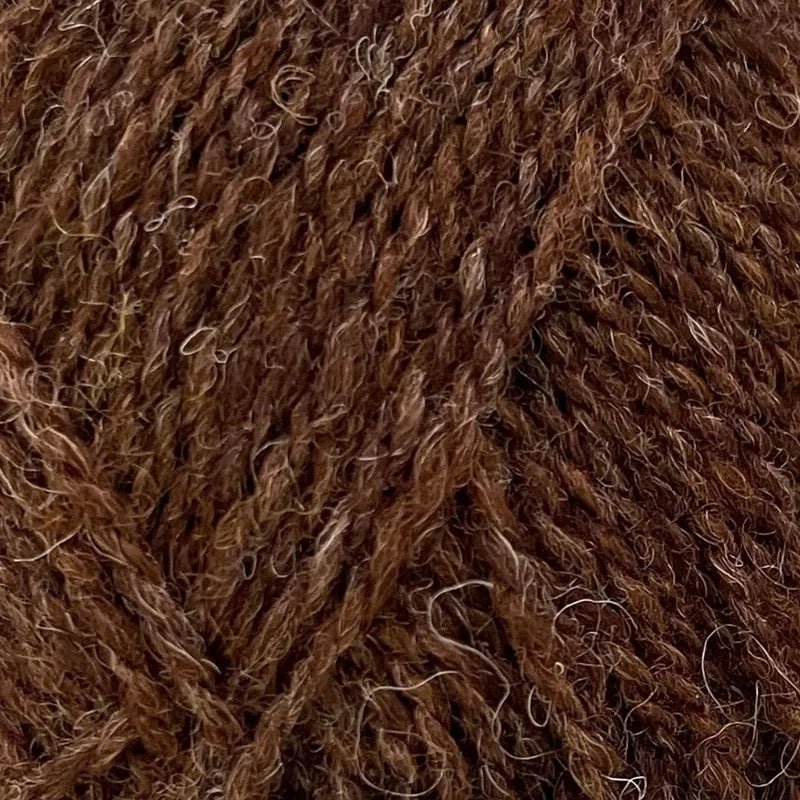 '4 moorit ' shetland jumper weight by jamieson & smith | Wabi Sabi
