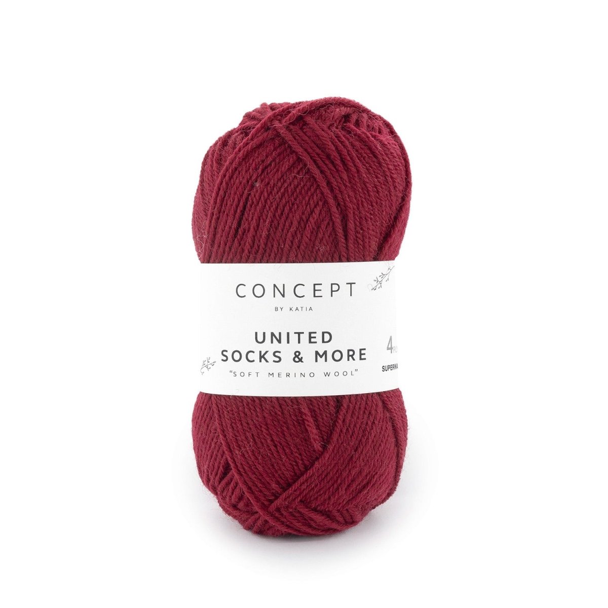 '40 dark red ' united socks & more by Katia Concept | Wabi Sabi
