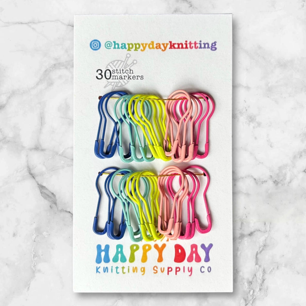 locking stitch marker sets (30 bulb pins)