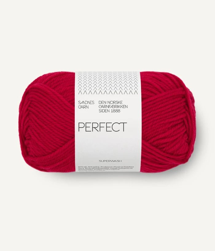 4219 red perfect by sandnes garn at Wabi Sabi