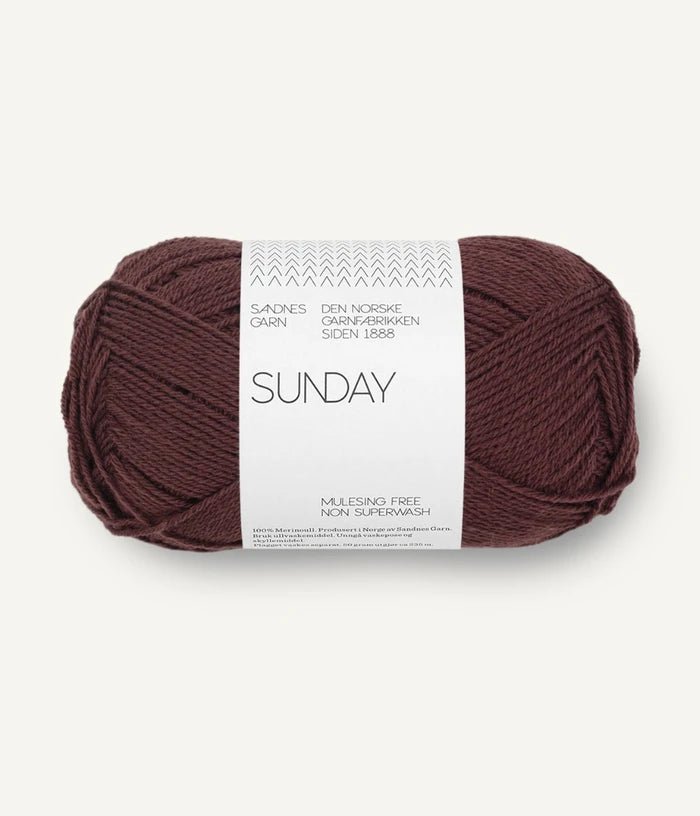 '4351 dark fudge ' sunday by sandnes garn | Wabi Sabi