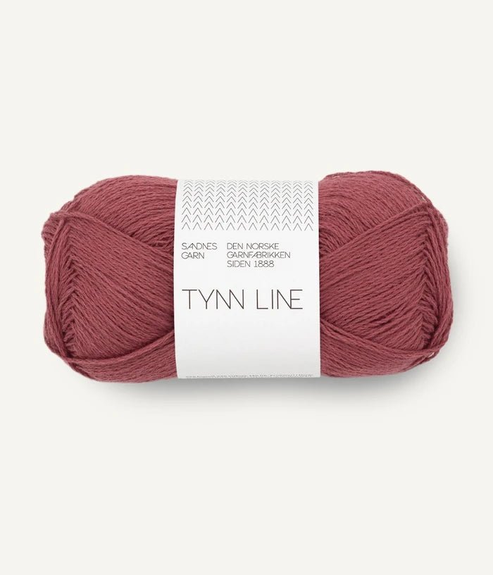 4353 rustic rose tynn line by sandnes garn at Wabi Sabi