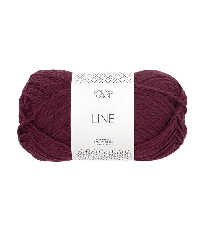 '4372 deep burgundy ' line by Sandnes Garn | Wabi Sabi