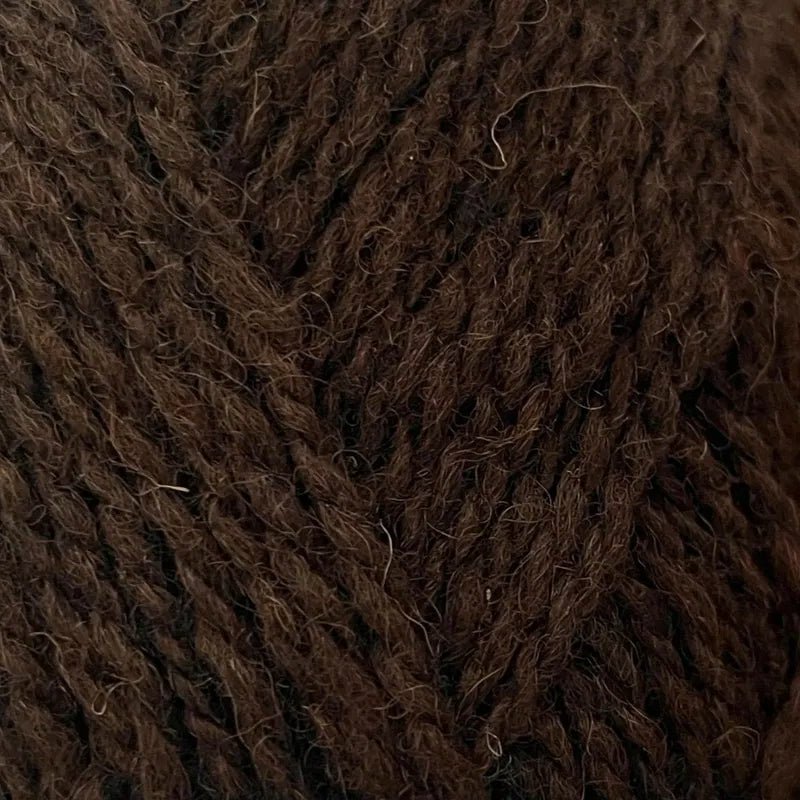 5 dyed shetland black shetland jumper weight by jamieson & smith at Wabi Sabi