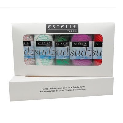 50th anniversary colour pack (5 colours) sudz dishcloth & craft yarn by estelle yarns at Wabi Sabi